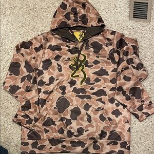 Men’s Browning duck Camouflage Patch with Yellow and Black Logo